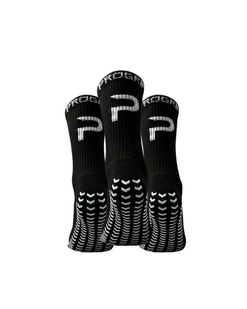 3 - Pack ProGrip Performance Socks Black - ProGrip