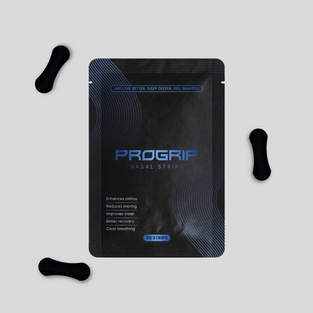 Black Nasal Strips - ProGrip