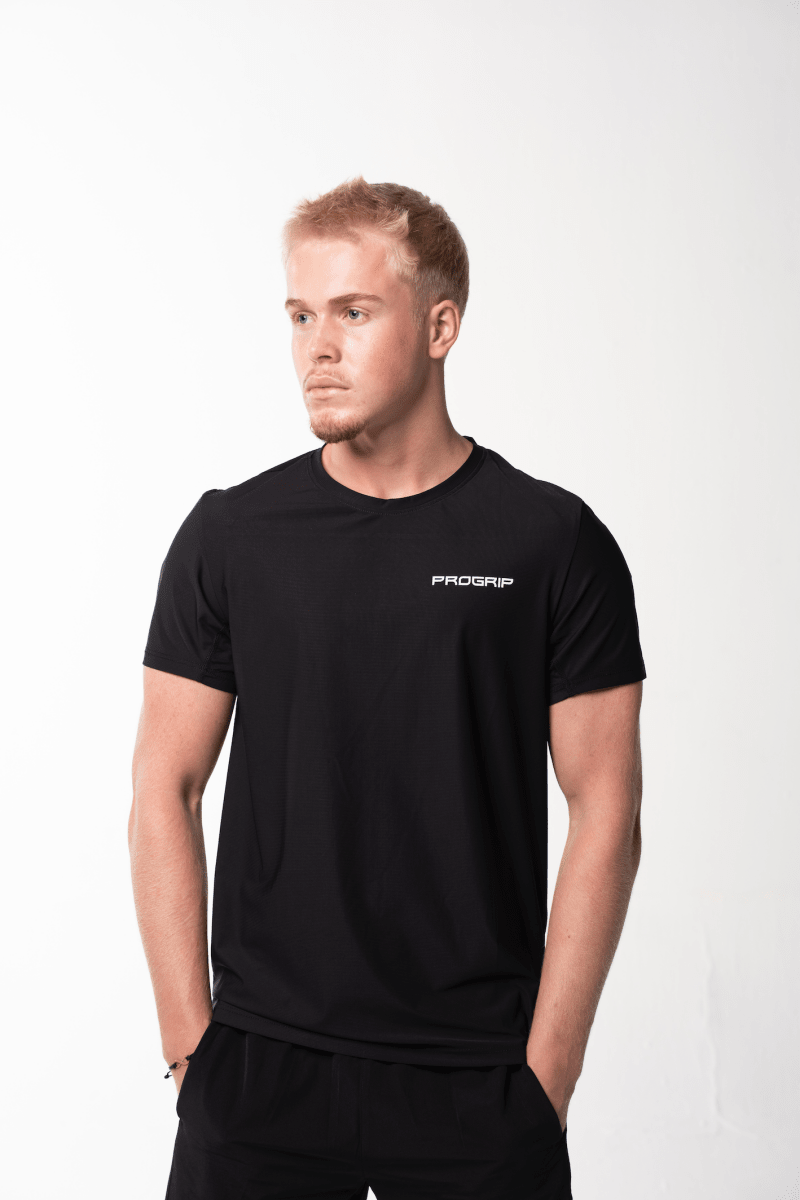 ProGrip Padel Performance Tee (Black) - ProGrip