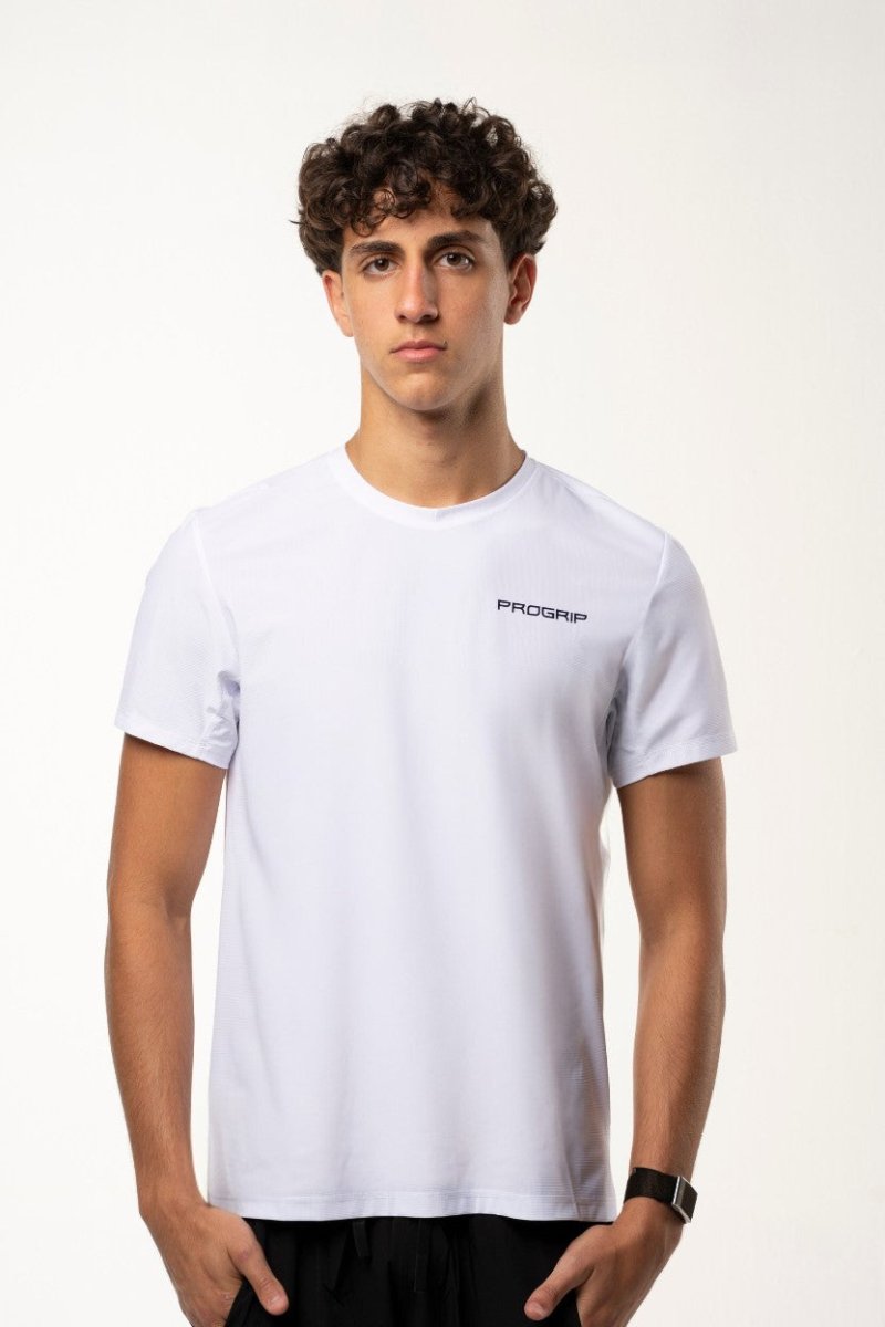 ProGrip Padel Performance Tee (White) - ProGrip
